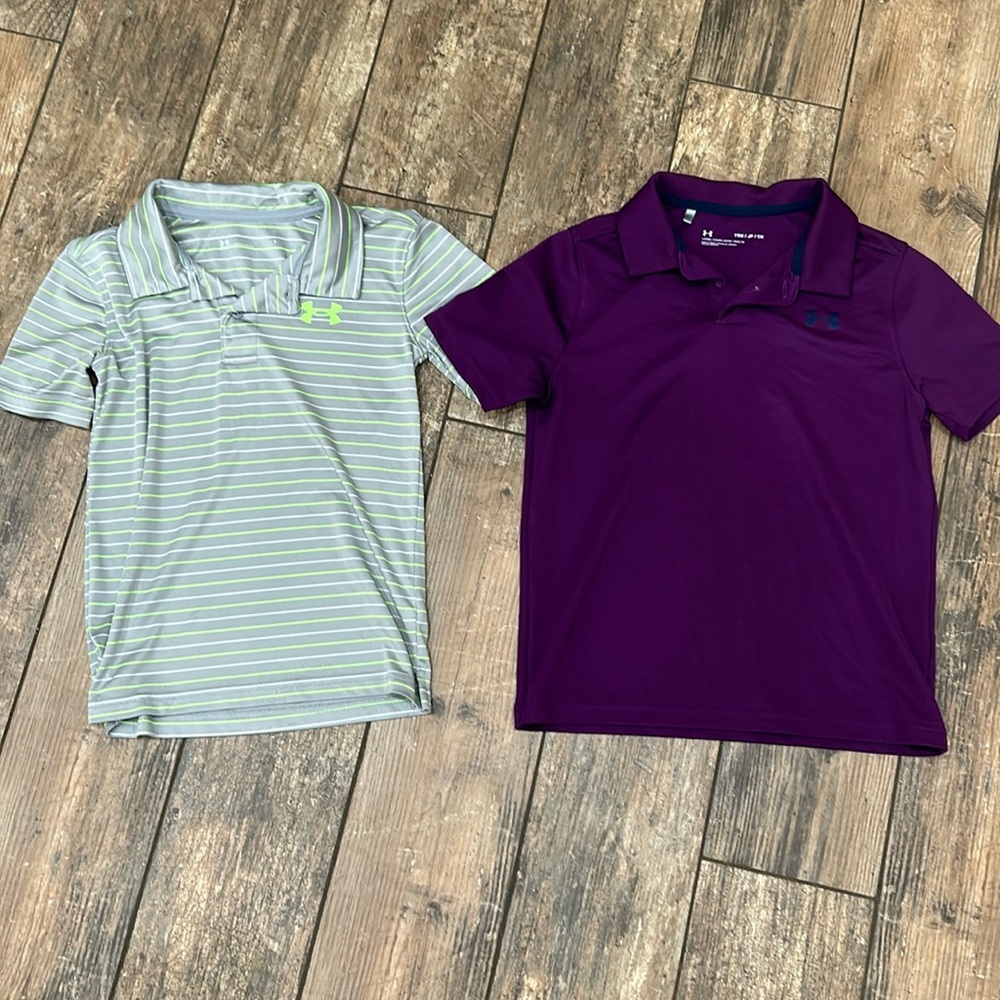 2 Under Armour Dri Fit Polos